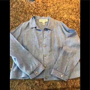 Doncaster linen lightweight jacket/top.